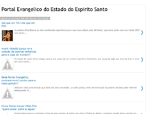 Tablet Screenshot of portalevangelicodoespiritosanto.blogspot.com