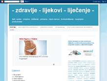 Tablet Screenshot of lijekovi-lijecenje.blogspot.com