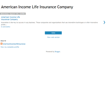 Tablet Screenshot of americanincomelifeinsurance.blogspot.com