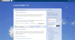 Desktop Screenshot of loomis114.blogspot.com