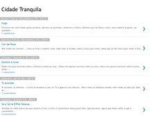 Tablet Screenshot of cidadetranquila.blogspot.com