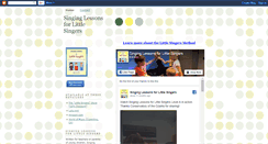 Desktop Screenshot of littlesingers.blogspot.com