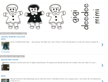 Tablet Screenshot of gigi-deedee-mimi.blogspot.com