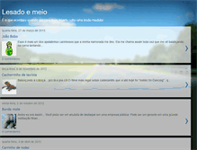 Tablet Screenshot of lesadoemeio.blogspot.com