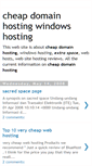 Mobile Screenshot of cheap-domain-hosting-26.blogspot.com