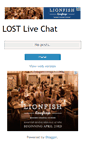 Mobile Screenshot of lostlivechat.blogspot.com