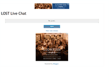 Tablet Screenshot of lostlivechat.blogspot.com