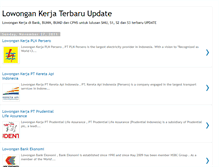 Tablet Screenshot of lowongan-banks.blogspot.com