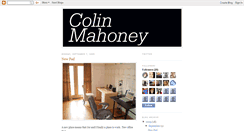 Desktop Screenshot of colinmahoney.blogspot.com