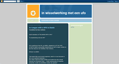 Desktop Screenshot of dutchufo.blogspot.com