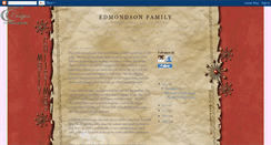 Desktop Screenshot of jhedmondsonfamily.blogspot.com