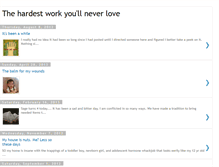 Tablet Screenshot of hardestwork.blogspot.com