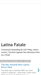 Mobile Screenshot of latinafatale.blogspot.com