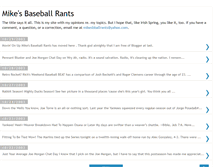 Tablet Screenshot of mikesbballrants.blogspot.com