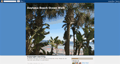 Desktop Screenshot of daytona-beach-ocean-walk.blogspot.com