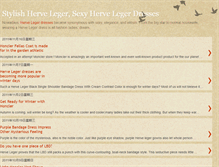 Tablet Screenshot of hervelegerstyle.blogspot.com