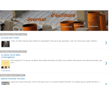 Tablet Screenshot of ecrivage.blogspot.com