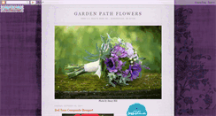 Desktop Screenshot of gardenpathflowershop.blogspot.com