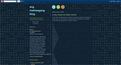 Desktop Screenshot of mahiwagangblog.blogspot.com