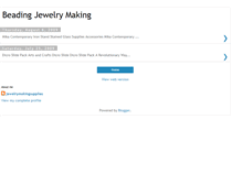 Tablet Screenshot of beadingjewelrymaking.blogspot.com