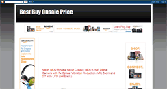 Desktop Screenshot of bestbuyonsaleprice.blogspot.com