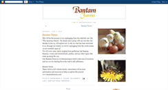 Desktop Screenshot of bantamfarms.blogspot.com