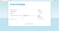 Desktop Screenshot of mammielotje.blogspot.com