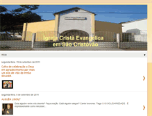 Tablet Screenshot of icesaocristovaosaoluis.blogspot.com