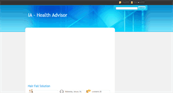 Desktop Screenshot of ia-healthadvisor.blogspot.com