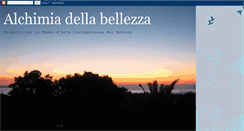 Desktop Screenshot of alchimiadellabellezza.blogspot.com