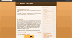 Desktop Screenshot of mierdadescalzo.blogspot.com