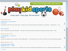 Tablet Screenshot of playkidsports.blogspot.com