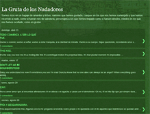 Tablet Screenshot of lagrutadelosnadadores.blogspot.com