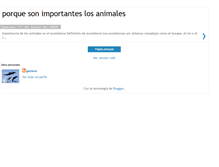 Tablet Screenshot of porquesonimportanteslosanimales.blogspot.com