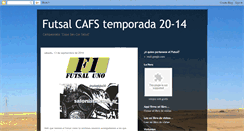 Desktop Screenshot of futsalcafs.blogspot.com