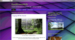Desktop Screenshot of kardkornerkrib.blogspot.com