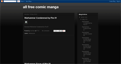 Desktop Screenshot of allfreecomicmanga.blogspot.com