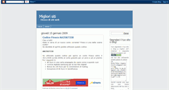 Desktop Screenshot of migliorisiti.blogspot.com