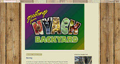 Desktop Screenshot of nyackbackyard.blogspot.com