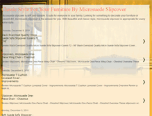 Tablet Screenshot of microsuedeslipcover.blogspot.com