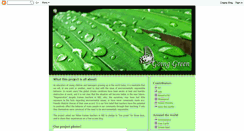 Desktop Screenshot of gogreenwithus.blogspot.com