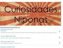 Tablet Screenshot of curiosidades-niponas.blogspot.com