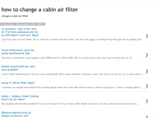 Tablet Screenshot of howtochangeacabinairfilter.blogspot.com