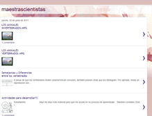 Tablet Screenshot of maestrascientistas.blogspot.com