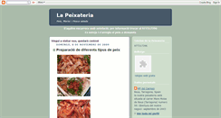 Desktop Screenshot of lapeixateria.blogspot.com