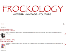 Tablet Screenshot of frockology.blogspot.com