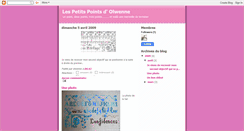 Desktop Screenshot of olwenne-poussiredargent.blogspot.com