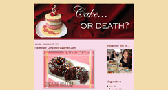 Desktop Screenshot of cake0rdeath.blogspot.com