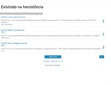 Tablet Screenshot of existindonainexistencia.blogspot.com