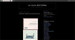 Desktop Screenshot of lacajanocturna.blogspot.com